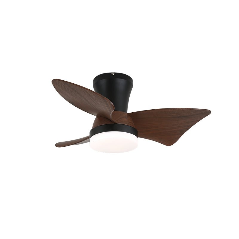 Luvora minimalistisch Deckenventilator mit Beleuchtung Holzblätter