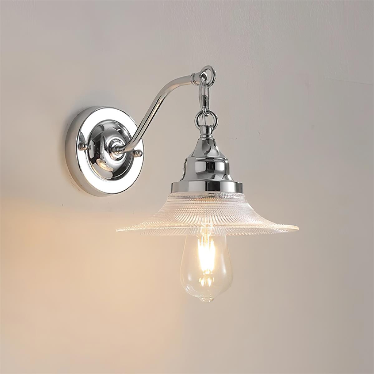 Perivo Polished Chrome Wandleuchte