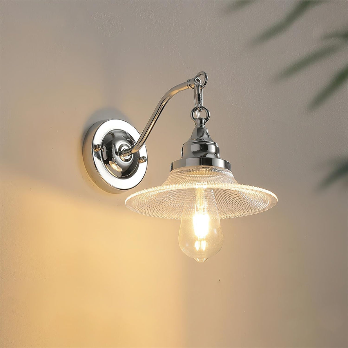Perivo Polished Chrome Wandleuchte