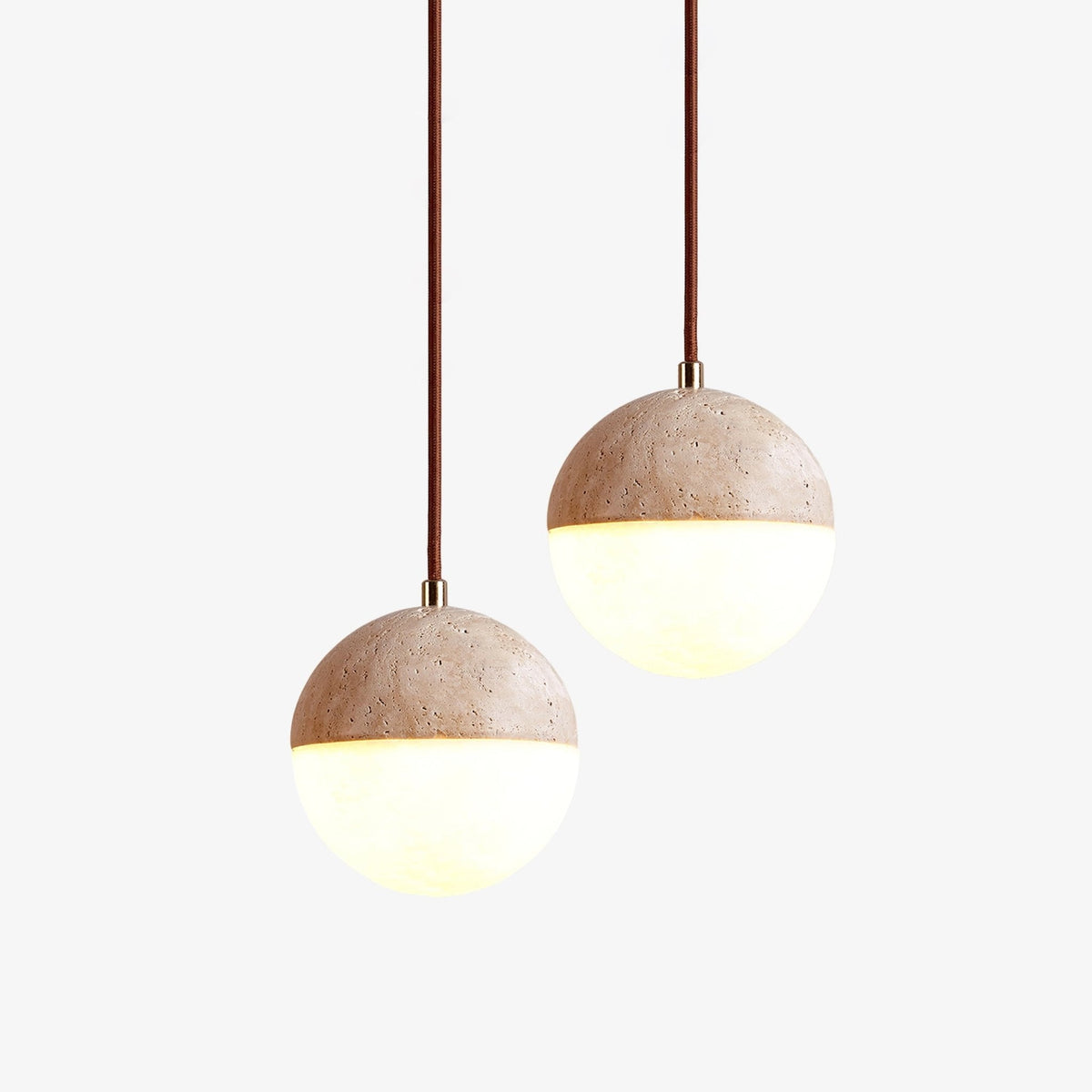 Vendrick Travertine Pendelleuchte