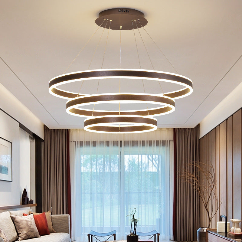 Arisha Moderne LED Pendelleuchte Schwarz Schlafzimmer/Wohnzimmer