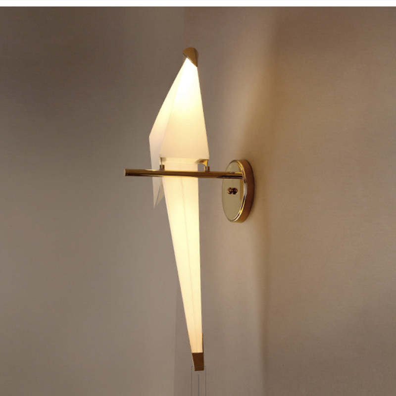 Arisha Design Vogel LED Innenwandleuchte Metall Wohn/Schlafzimmer