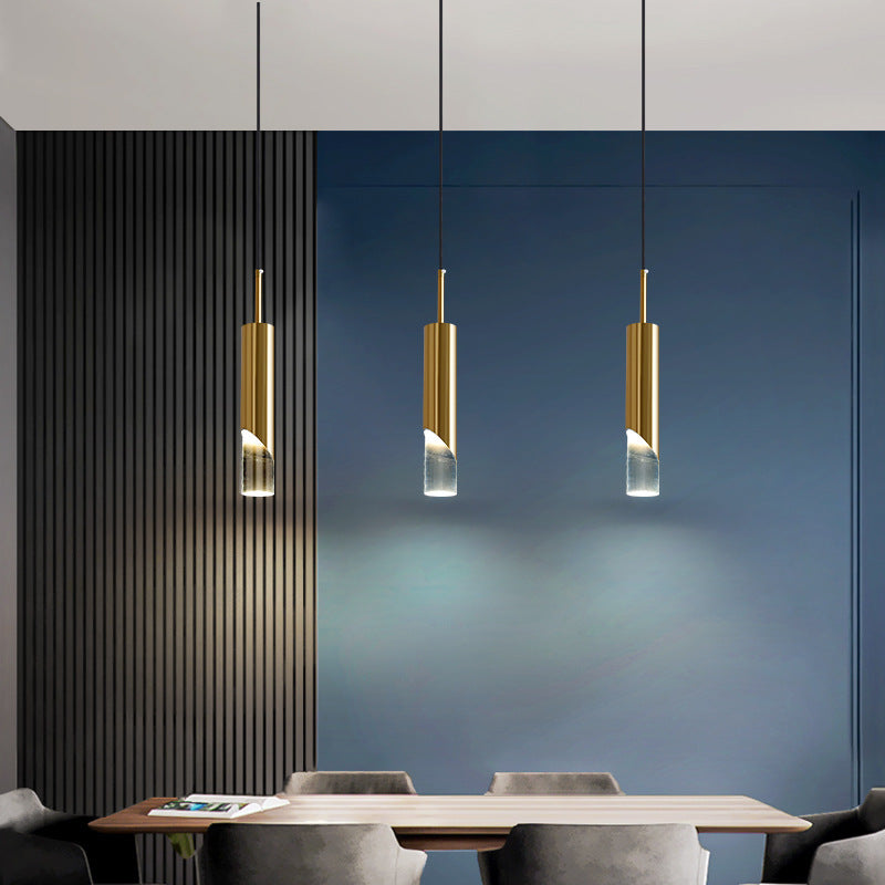 Arisha Minimalistische LED Pendelleuchte Schwarz Schlaf/Esszimmer