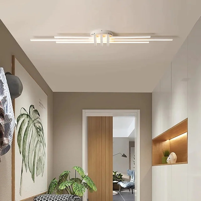 Arisha Modern LED Deckenleuchte Schwarz/Weiß Ess/Schlaf/Wohnzimmer Korridor Metall&Silikon