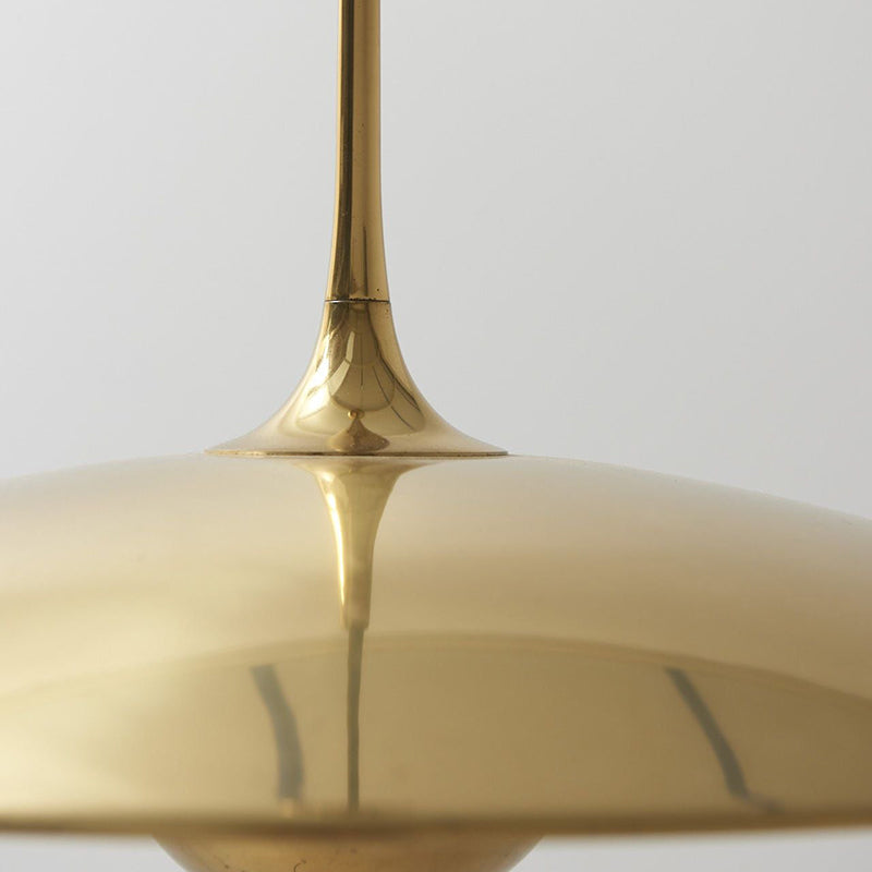 Cairns Modern LED Pendelleuchte Linear Schale Esstisch Gold Metall