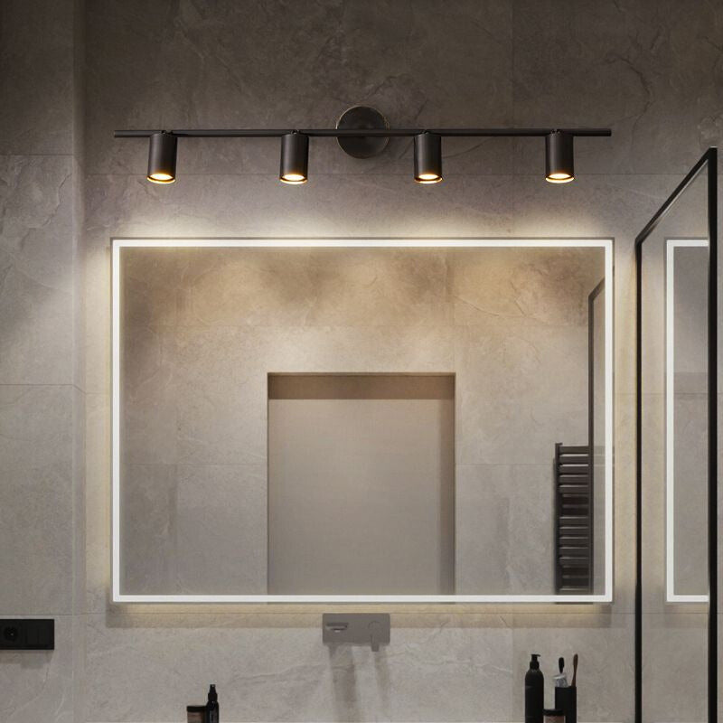 Arisha Modern LED Wandleuchte Schwarz/Messing Wohn/Badezimmer/Flur Metall 1/2/3/4 Leuchten