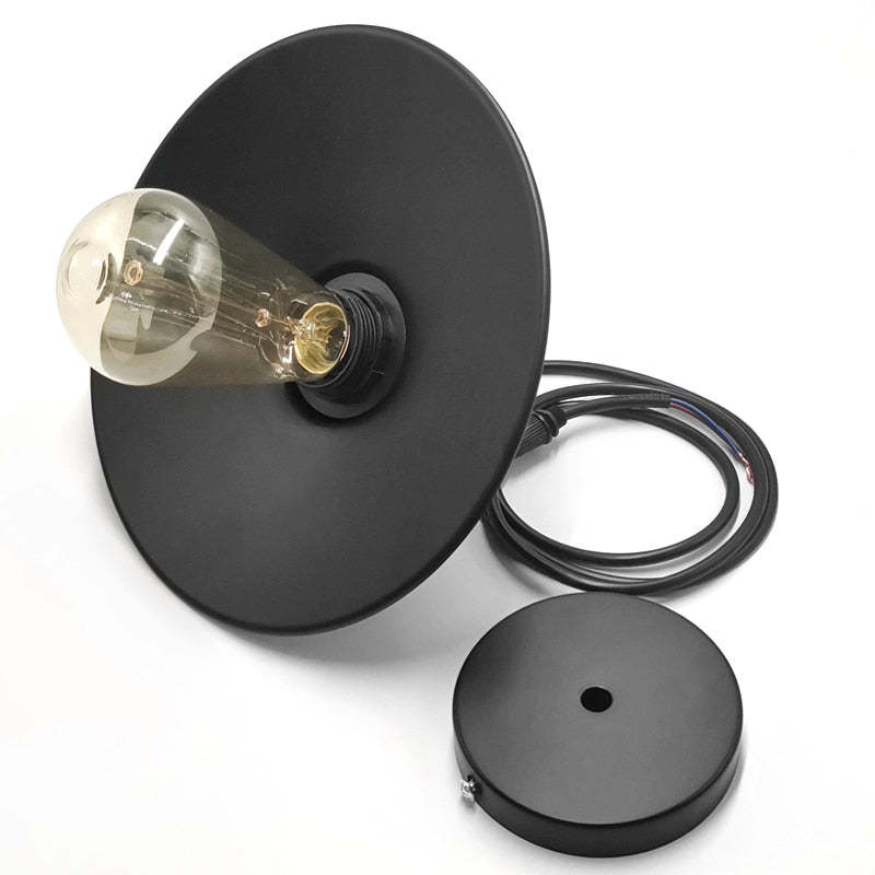 Silva ModernIndustrielle Pot-Pendelleuchte aus Metall, Schwarz