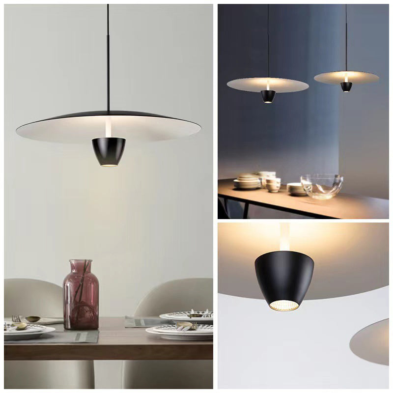 Arisha Modern LED Pendelleuchte 2 Flammig Schwarz Wohn/Esszimmer Metall