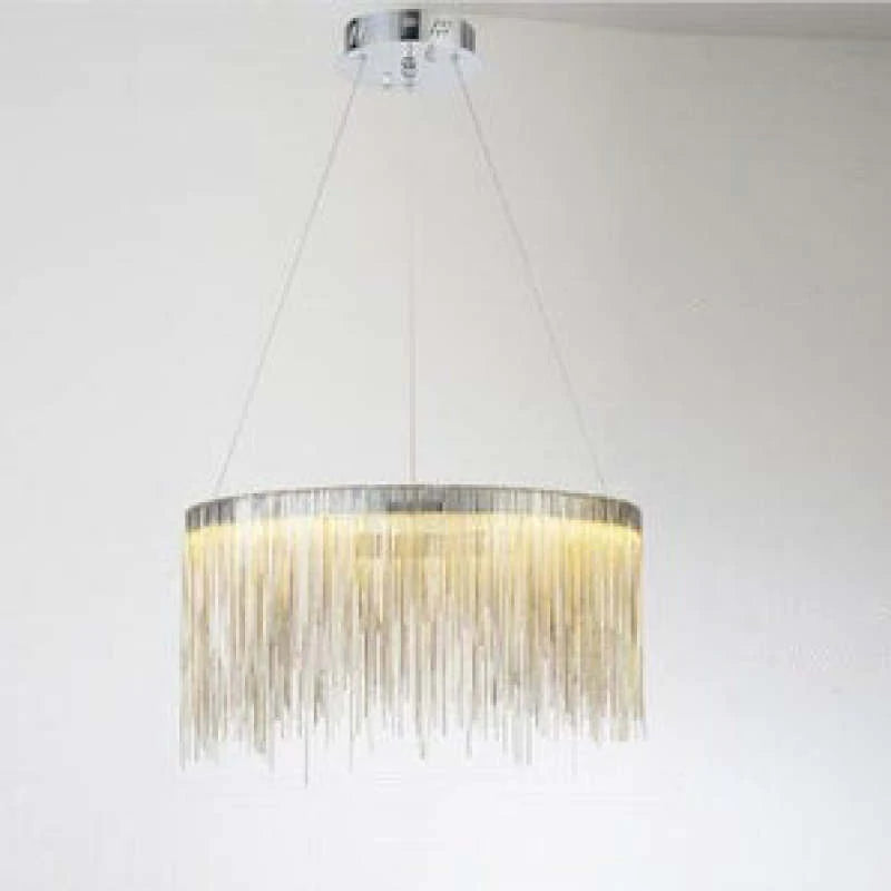 Kristy Nordisch Kronleuchter Silber/Rosegold Schlaf/Wohnzimmer