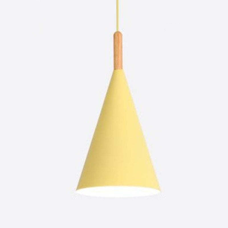 Arisha Modern LEDPendelleuchte Farbig Schlaf/Wohnzimmer Holz