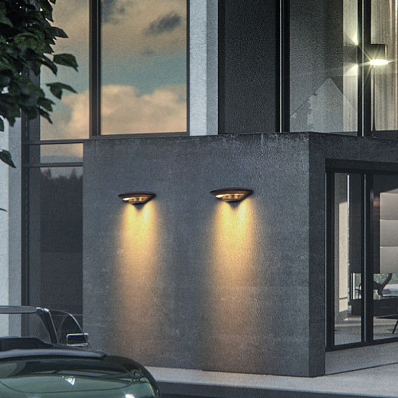 Modern Fliegende Untertasse LED Wandleuchte Außenbereich Metall&Acryl Wasserdicht
