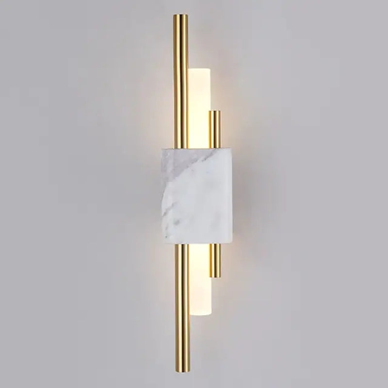 Arisha Modern Linear LED Wandlampe Weiß/Gold/Grün Schlafzimmer Metall