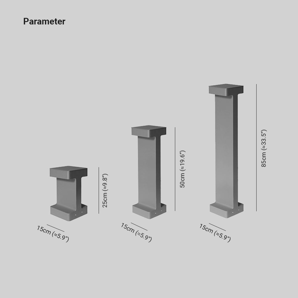 Ray Modern LED T-förmig Außenleuchte Metall Glas Gärten Terrassen