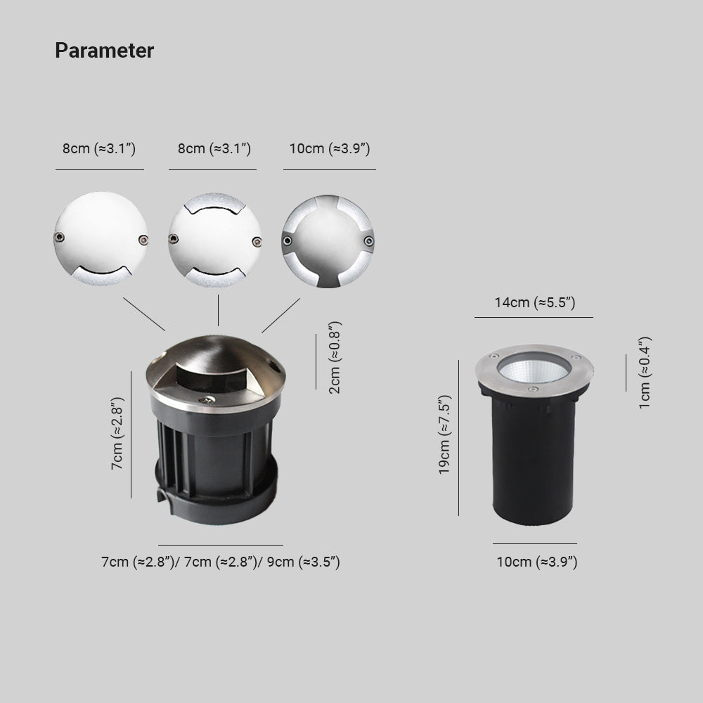 Ray Modern LED Außenleuchte Schwarz Treppenhaus/Garten/Terrasse Metall&Glas