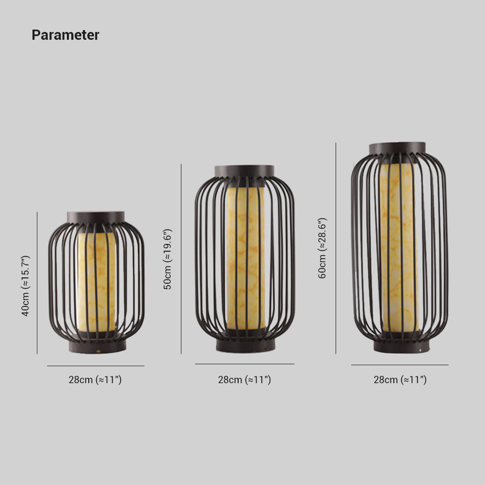 Ray Vintage LED Außenleuchte Laterne Solar Garten/Flur Metall