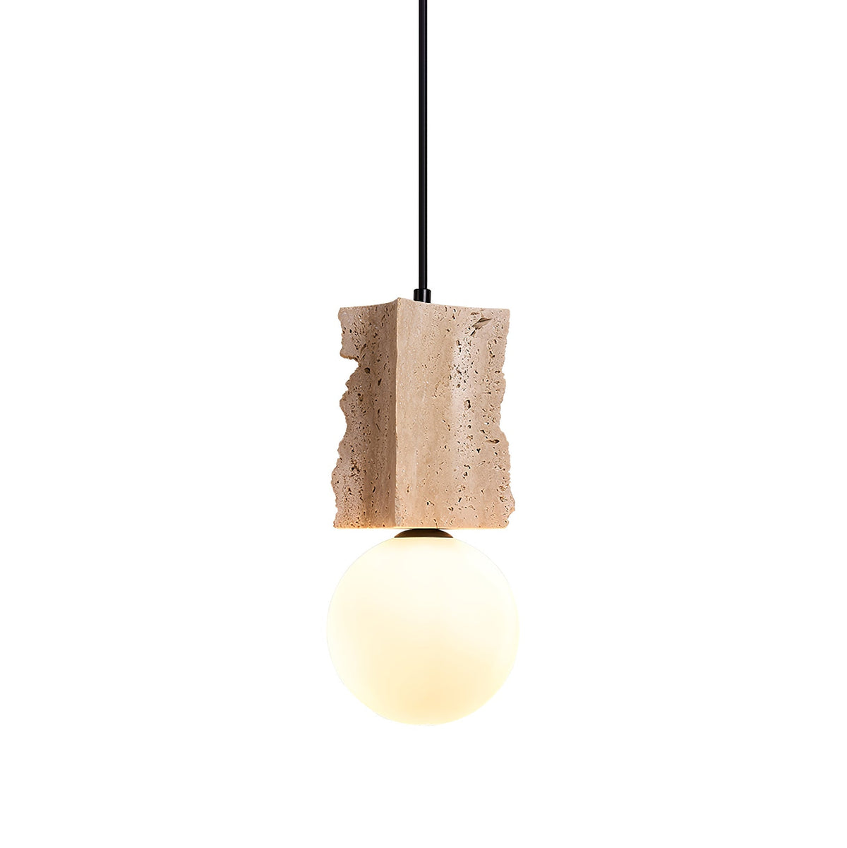 Travertine Raw Edge Pendelleuchte