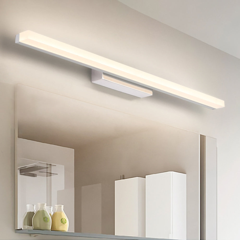 Arisha Wandleuchte Innen Spiegelfront Linear Schwar Badezimmer