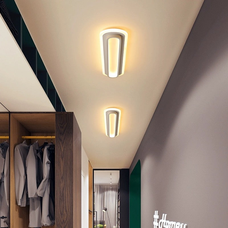 Arisha LED Deckenleuchte Ring Flur Wohnzimmer