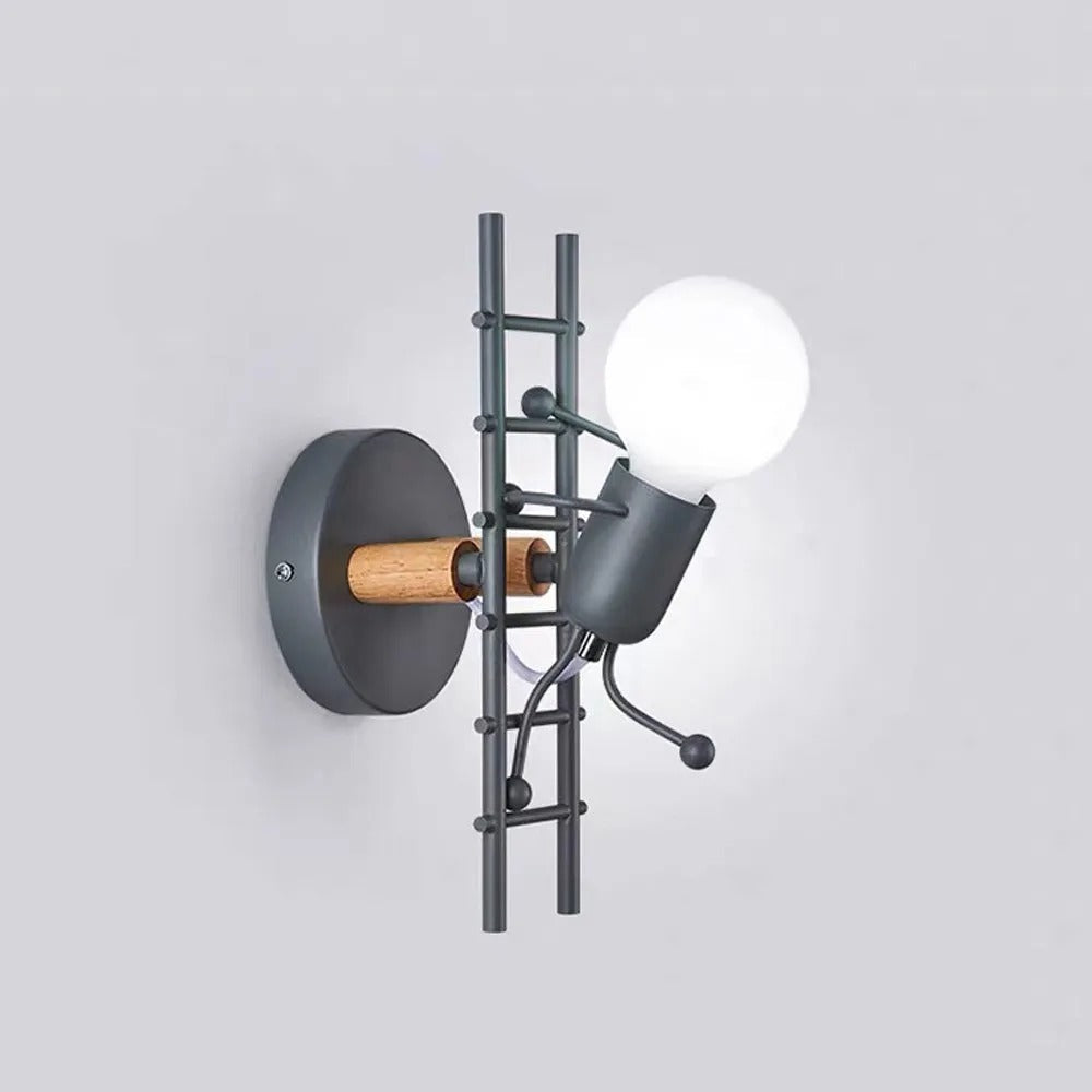 Arisha Modern LED Wandleuchte Arbeitszimmer/Schlafzimmer Weiß/Grau