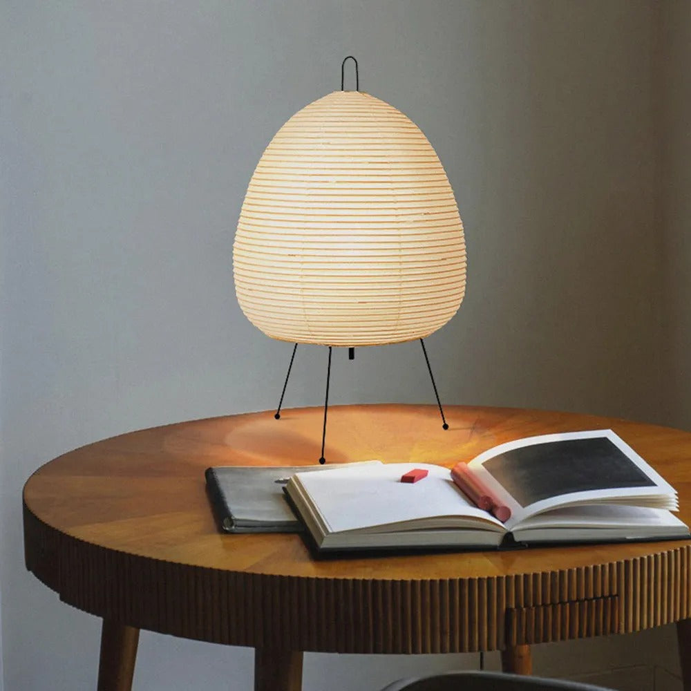 Ritta Modern LED Stehlampe Weiß Wohn/Schlafzimmer Kunstdruckpapier&Metall