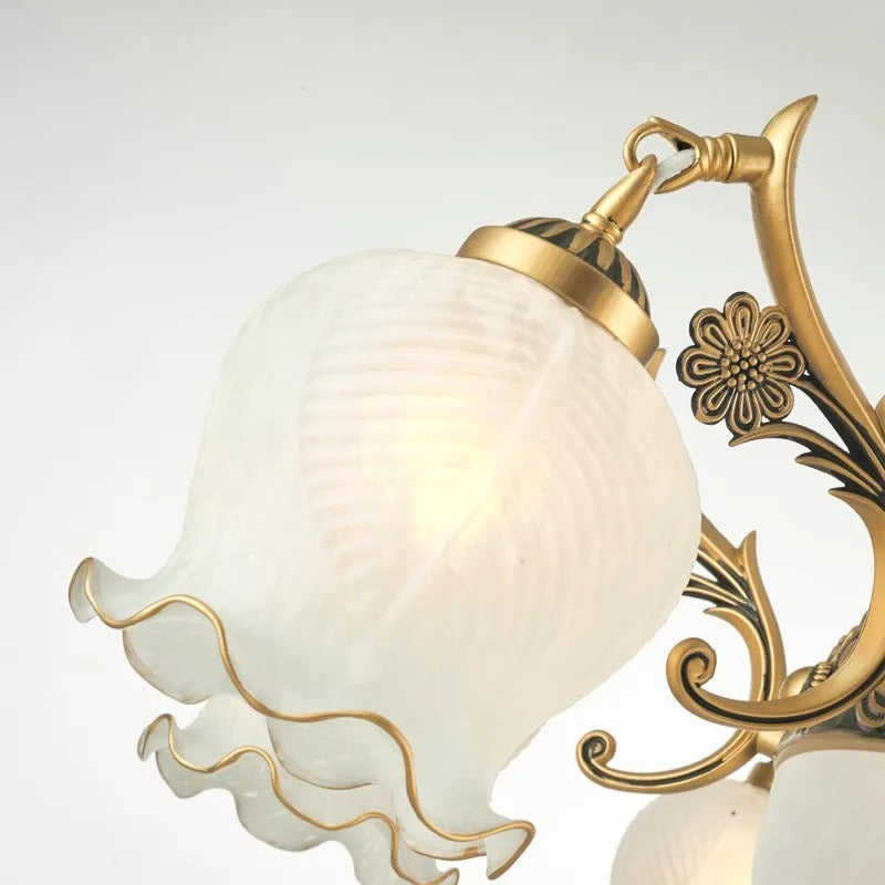 Arisha Moderne LED Wandlampe Weiß/Bronze Badezimmer/Arbeitszimmer