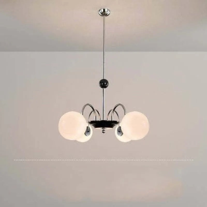 Valentina Moderner Globe Glas Art Deco Kronleuchter, Wohnzimmer