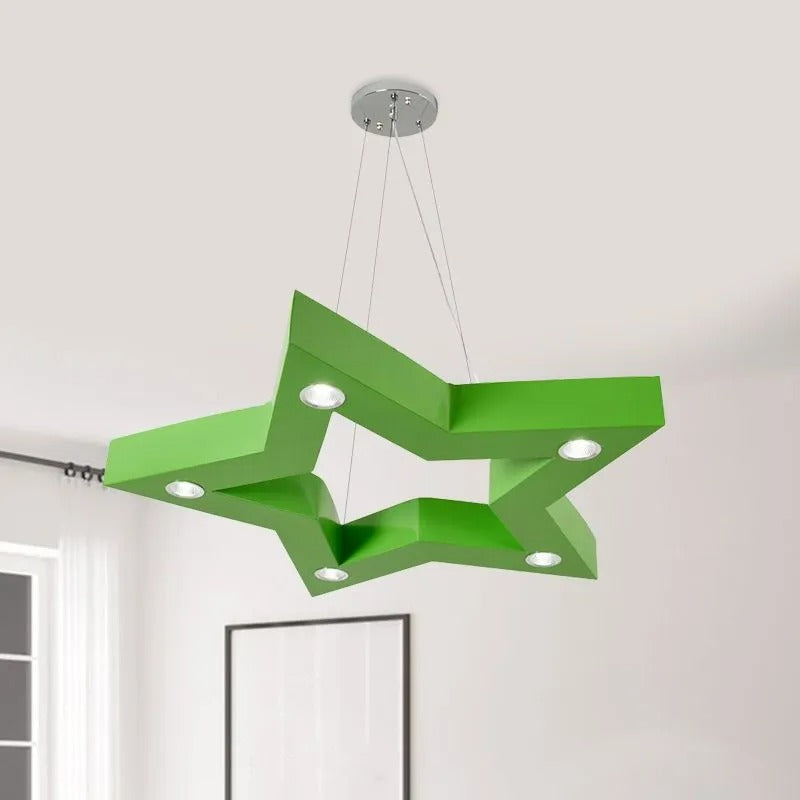 Aria Pendelleuchte Sterndesign, 4 Farben