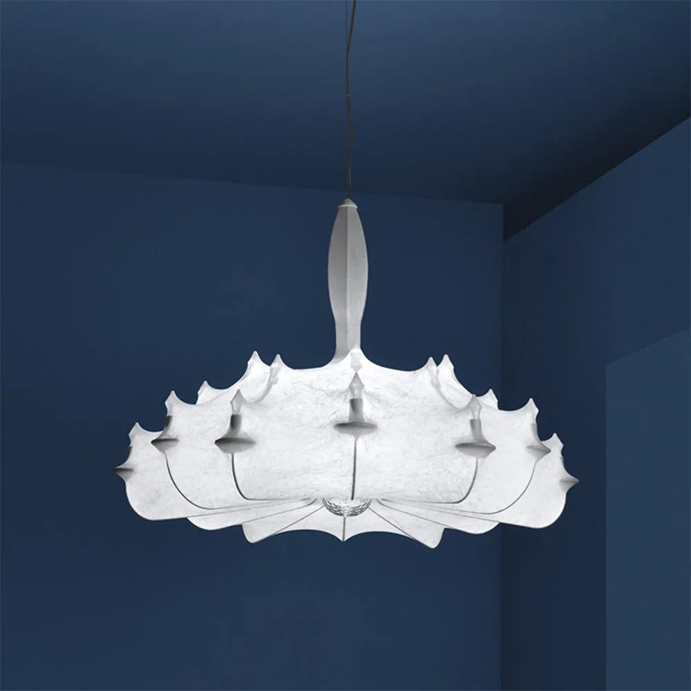 Ritta Pendelleuchte, Kunstseide, Durchmesser 60cm