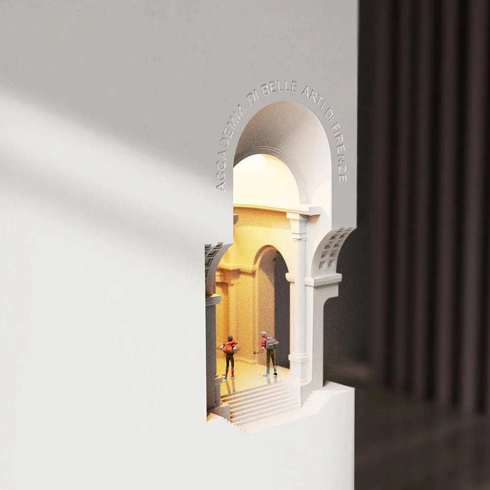 Arisha LED Wandlampe Schlafzimmer/Arbeitszimmer Weiß Gips