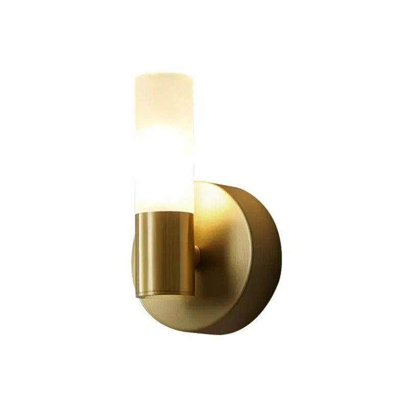 Arisha Modern LED Wandleuchte Gold Wohn/Schlafzimmer Metall Acryl