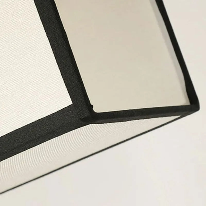 Arisha Design LED Kronleuchte Schwarz/Gold Wohnzimmer/Schlafzimmer Metall Textil