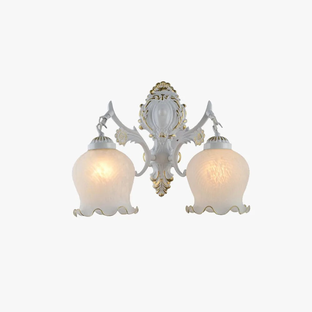 Arisha Moderne LED Wandlampe Weiß/Bronze Badezimmer/Arbeitszimmer
