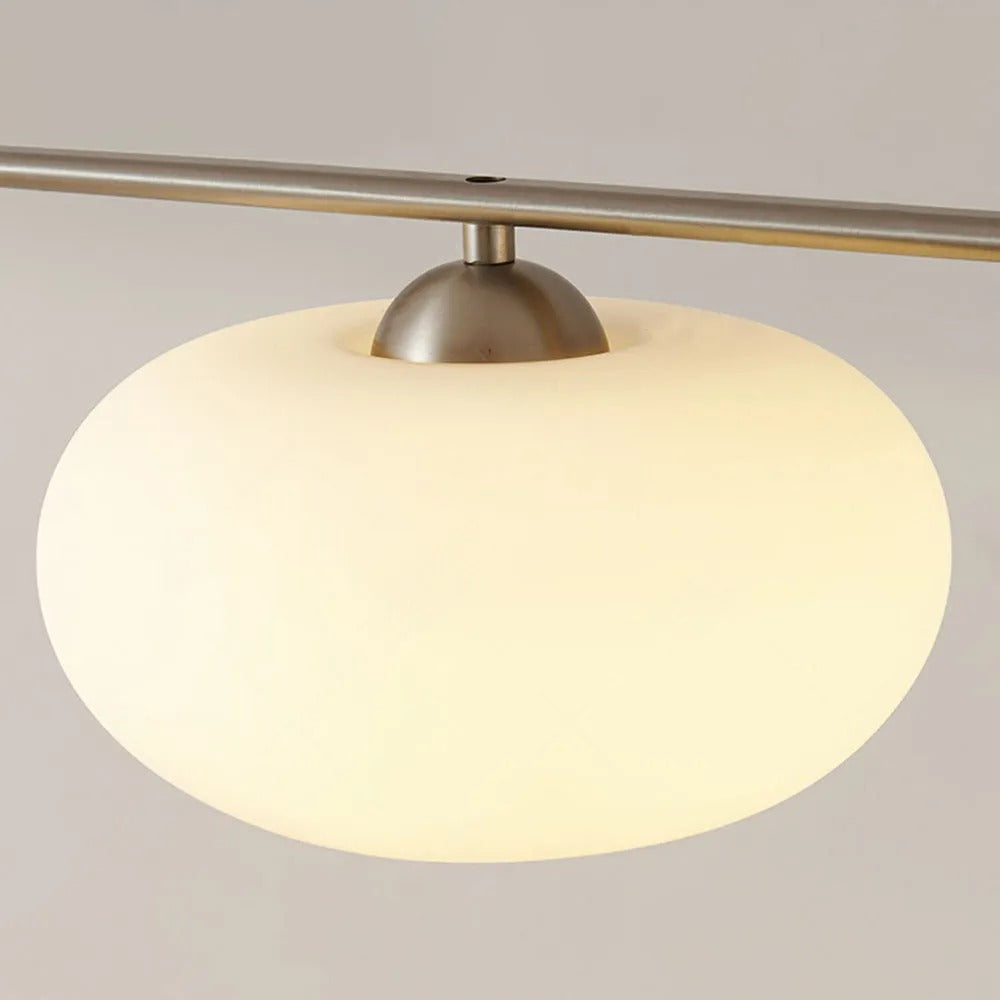 Candy Cremefarbene Cluster-Pendelleuchte 3-Flammig