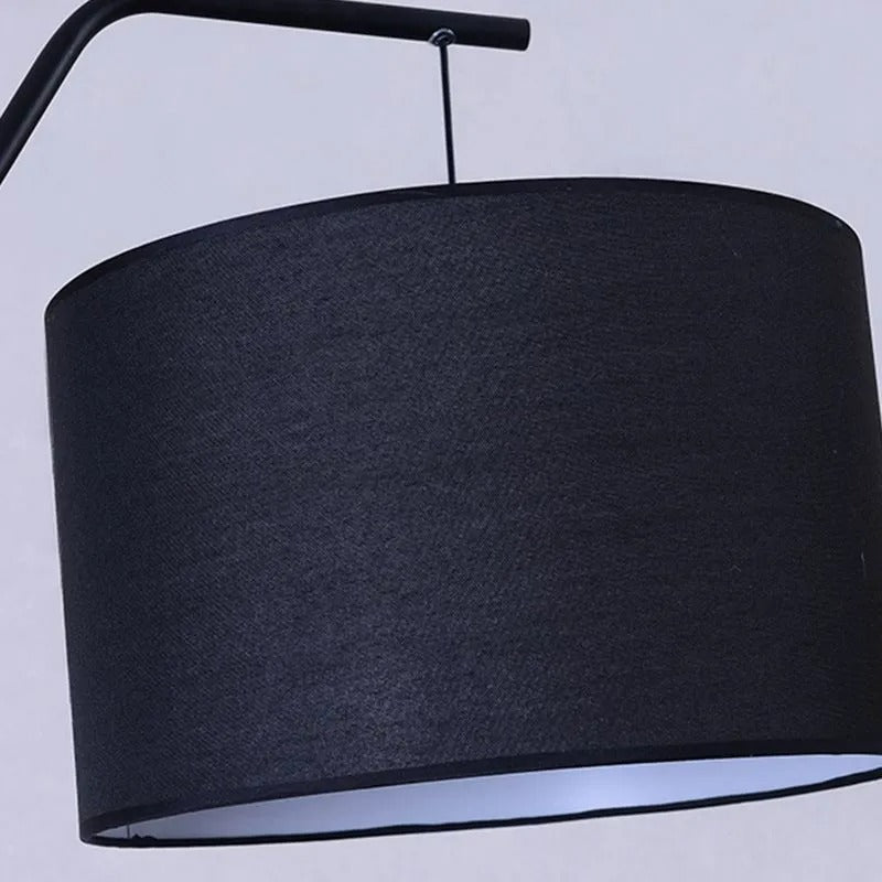 Arisha Modern Stehleuchte Cylinder, 6 Farben, Wohnzimmer, Metall Stoff