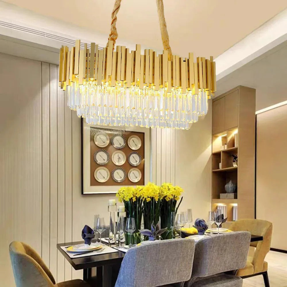 Kristy Nordic Postmodern Luxury Gold KirstyKronleuchter für Esszimmer & Wohnzimmer