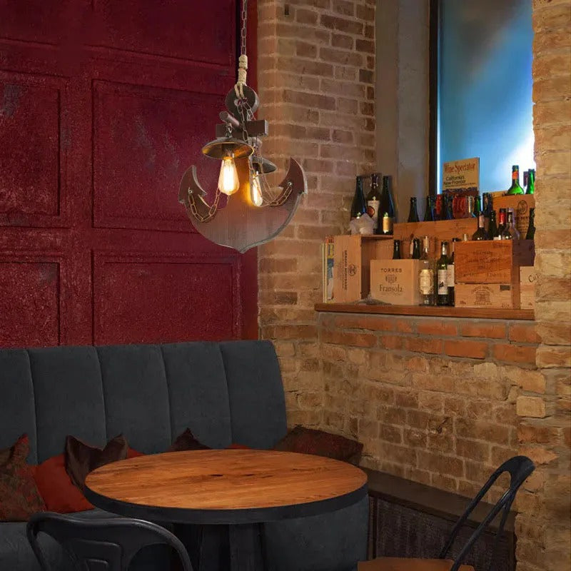 Epoch Retro LED Holz Pendelleuchte Wohnzimmer Esszimmer