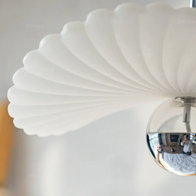 Ritta Design Feder Metall Harz LED Pendelleuchte Schlafzimmer Esszimmer