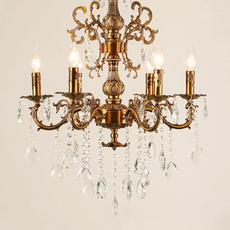 Silva Modern Design n LED Kronleuchter Kristall Luxus Golden Bronze Wohn/Esszimmer/Schlafzimmer
