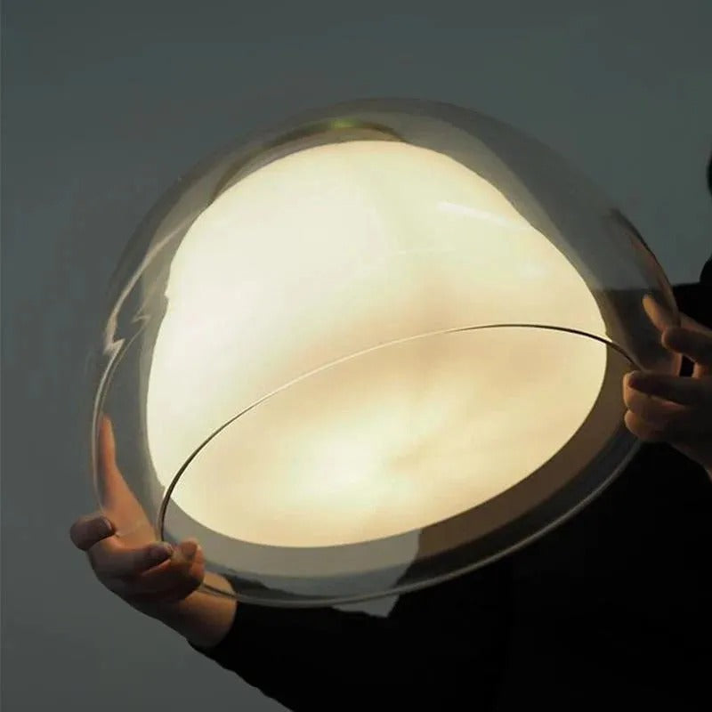 Valentina Modern LED Pendelleuchte Glas Metall Schlaf/Wohnzimmer