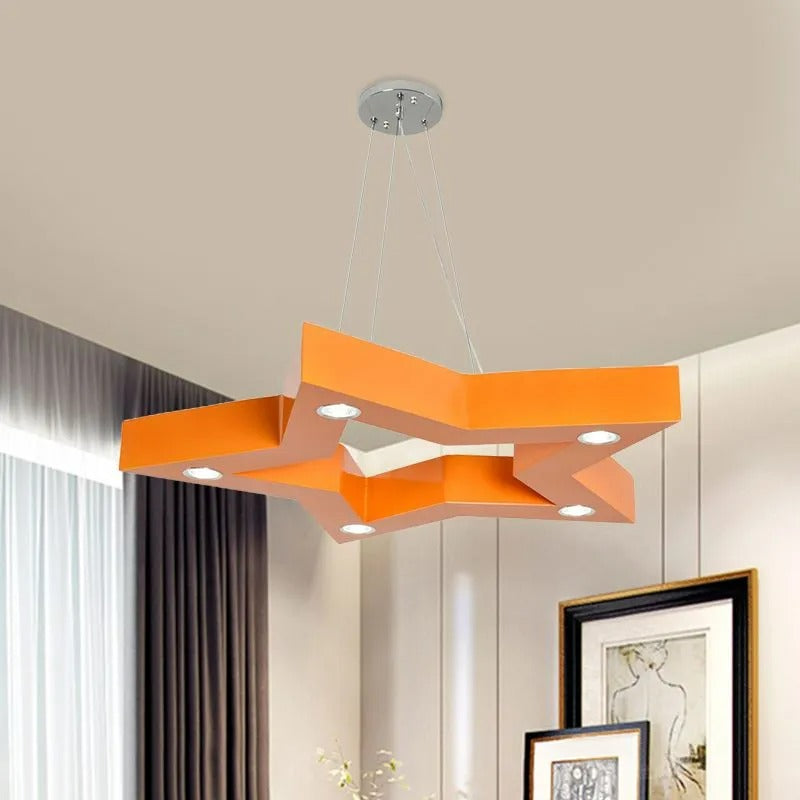 Aria Pendelleuchte Sterndesign, 4 Farben