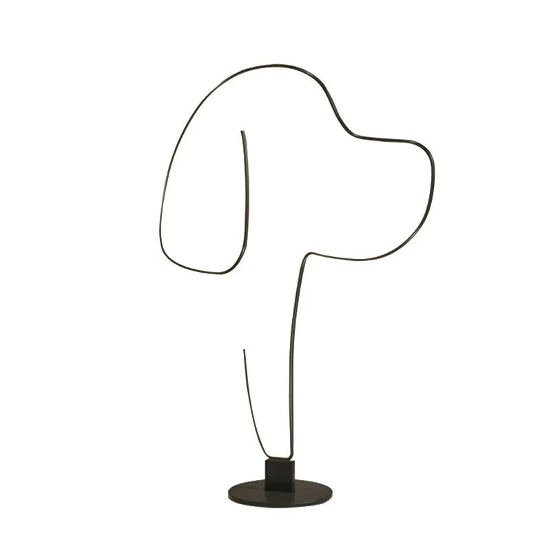 Arisha Modern LED Stehleuchte Katze/Hund Ess/Wohnzimmer Metall-Acryl