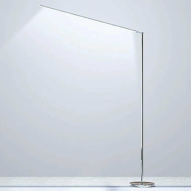 Arisha Modern Stehleuchte Silber, Wohnzimmer, Metall Acryl