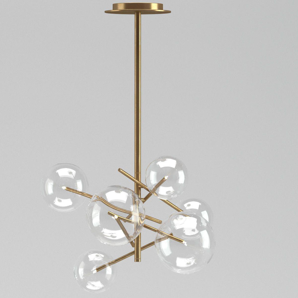 Aveno Kronleuchter LED Kristall transparent