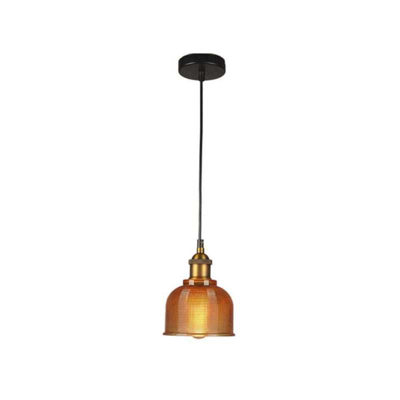 Valentina Vintage LED Pendelleuchte Schlafzimmer/Wohnzimmer Metall/Glas
