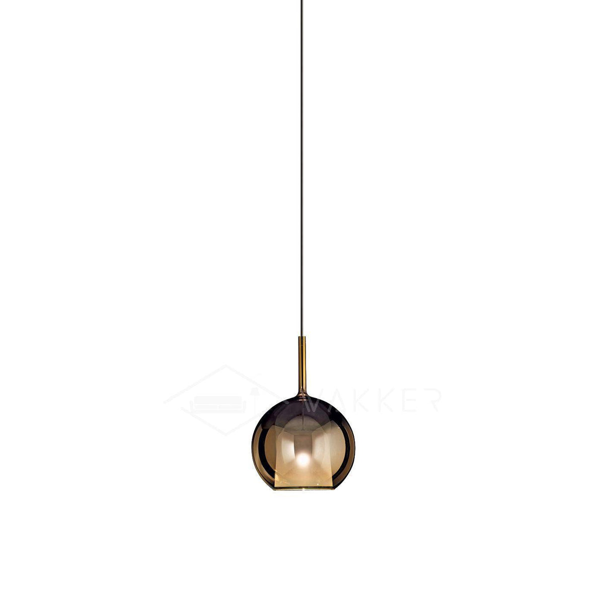 Lioranira Pendelleuchte Rauchglas Transparent Rund