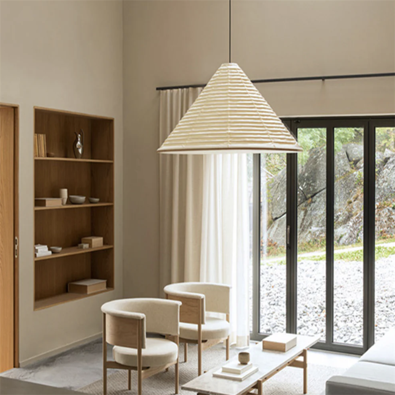 Avi Modern LED Pendelleuchte Metall/Papier Schlafzimmer