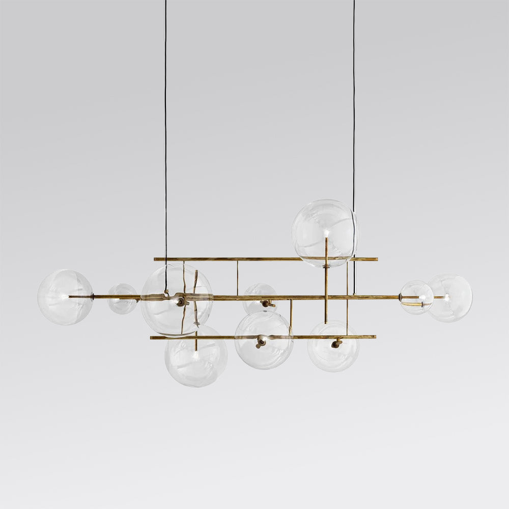 Aveno Kronleuchter LED Kristall transparent