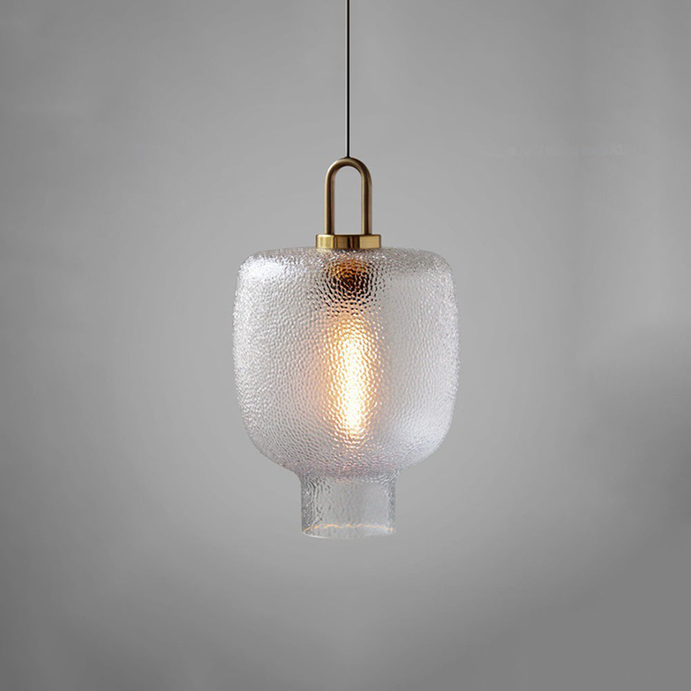 Valentina Minimalistische Metall/Glas Pendelleuchte, Wohnzimmer, LED