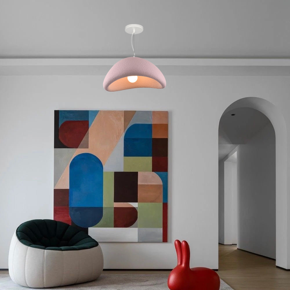 Avi Pendelleuchte in Brotform Schlaf/Wohnzimmer/Esstisch Metall & Polystyrol