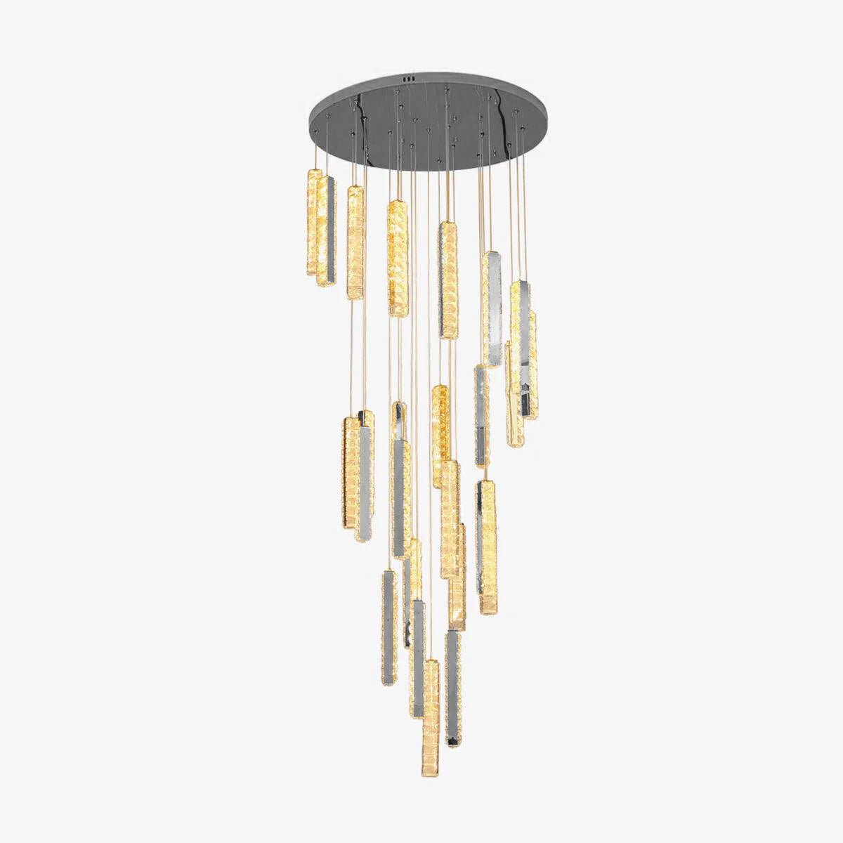 Sorenaria Kronleuchter Villa Forci Pendelleuchte Silber modern